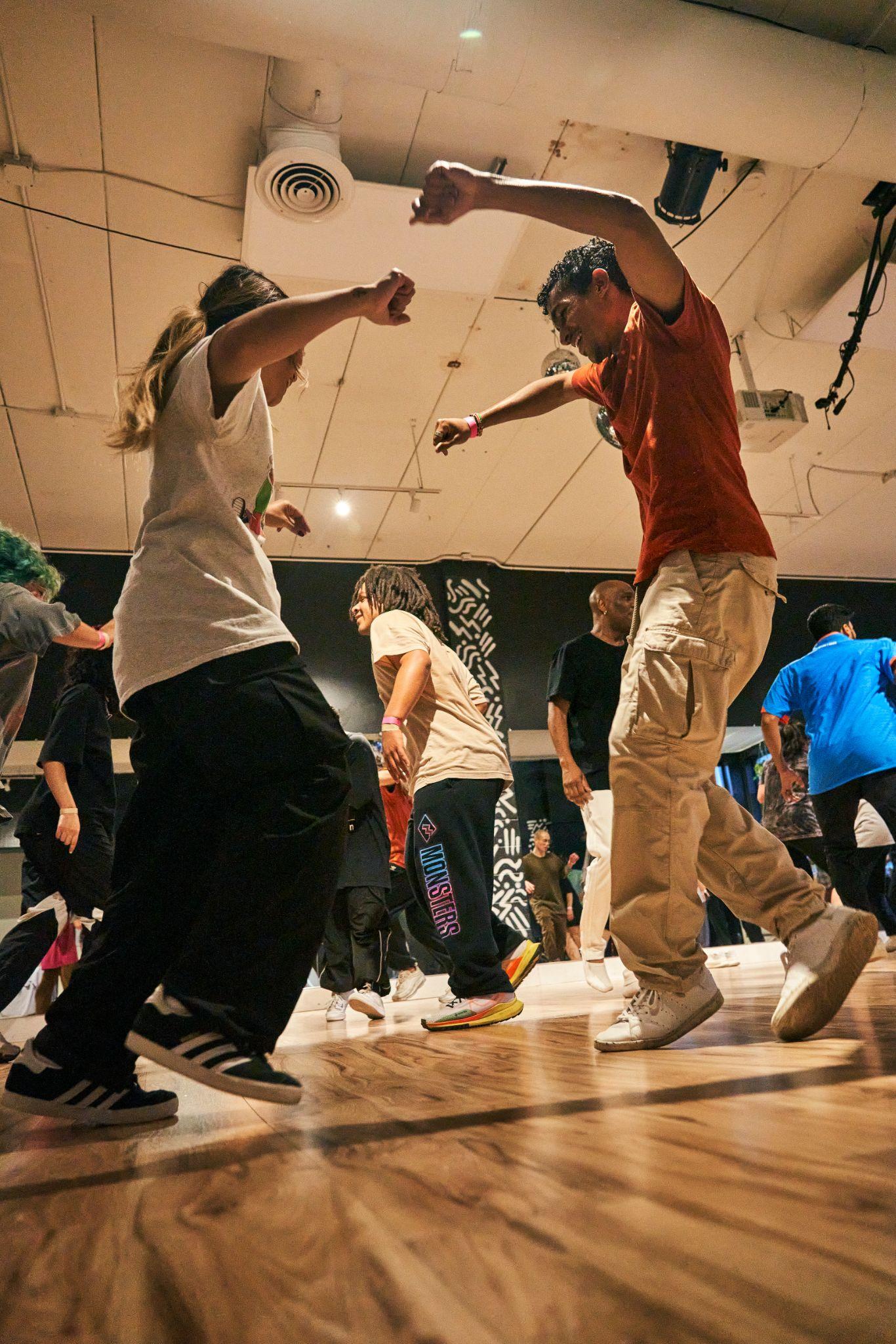 People dancing at ROTP