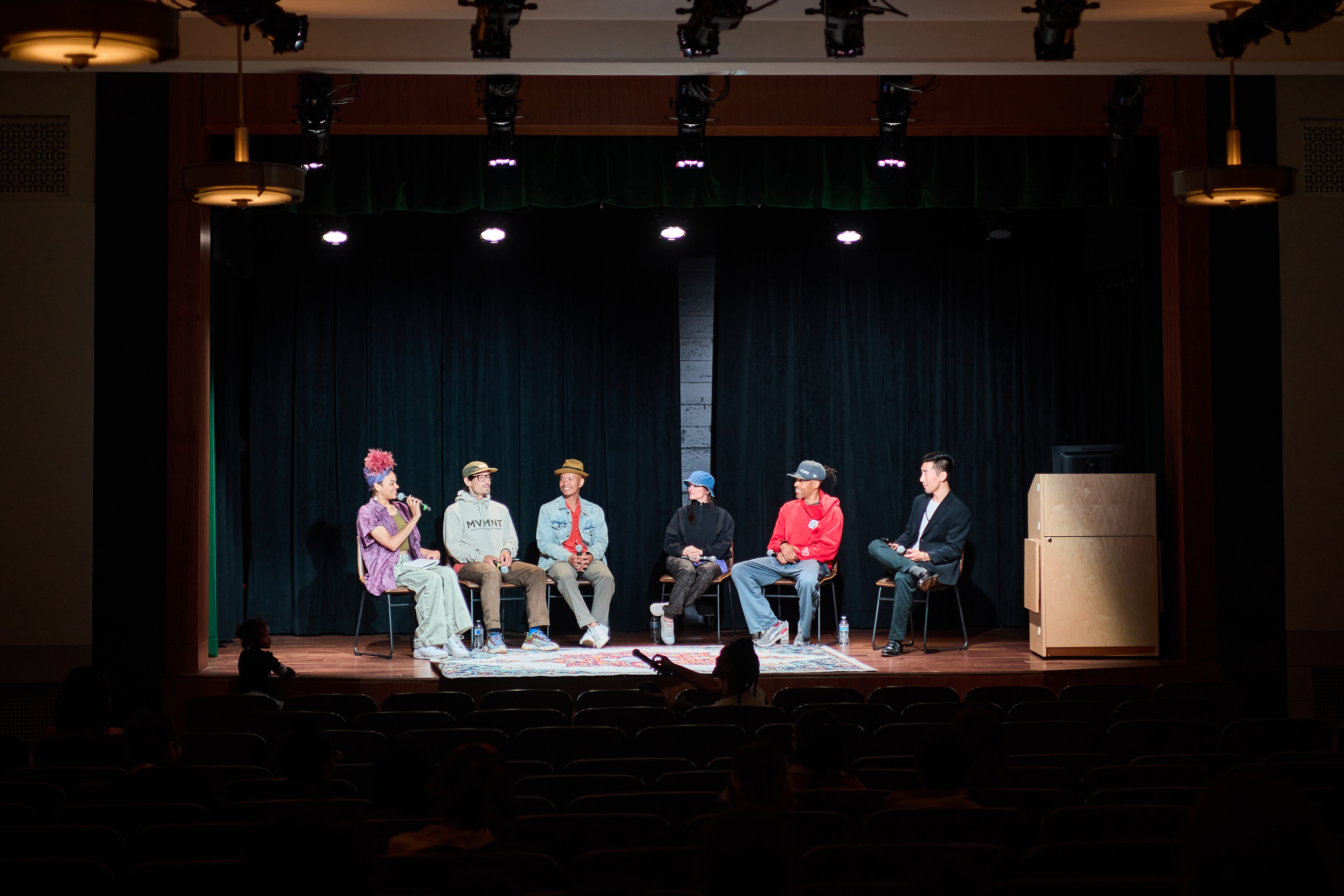 ROTP collective at a panel discussion