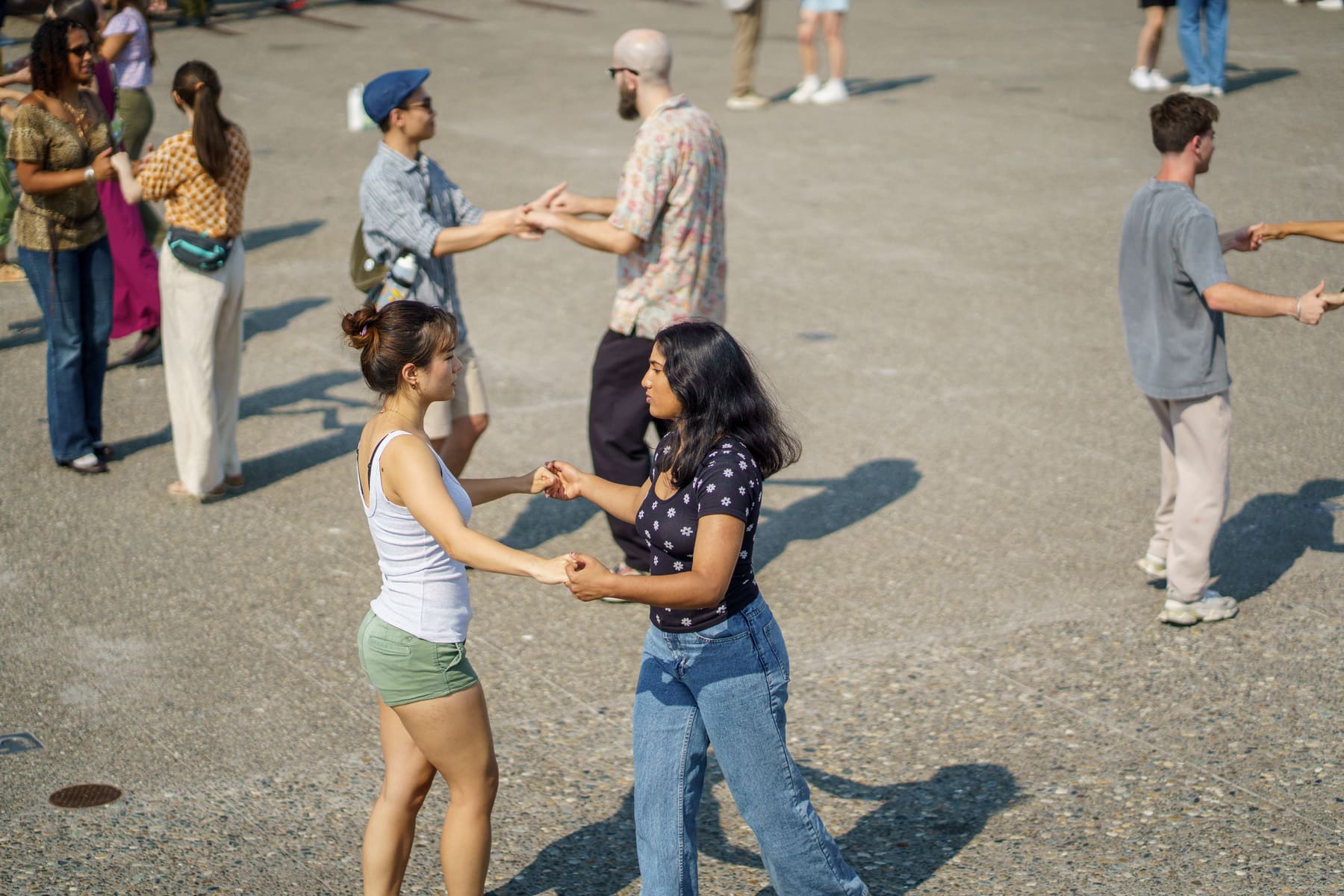 Dancers on the floor at an ROTP Hustle gathering